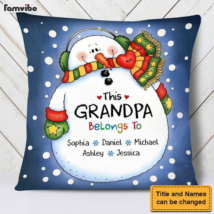 Personalized  This Grandpa Belongs To Pillow 28691 1
