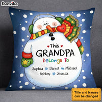 Personalized  This Grandpa Belongs To Pillow 28691 thumb 1