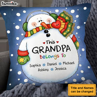 Personalized  This Grandpa Belongs To Pillow 28691 thumb 1