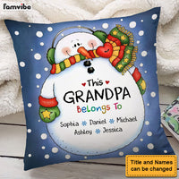 Personalized  This Grandpa Belongs To Pillow 28691 thumb 1