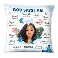 Personalized Gift For Daughter God Says I Am Photo Pillow 28692 thumb 1