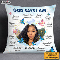 Personalized Gift For Daughter God Says I Am Photo Pillow 28692 thumb 1