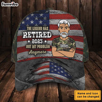 Personalized Retirement Gift For Grandpa The Legend Has Retired Cap 28693 thumb 1