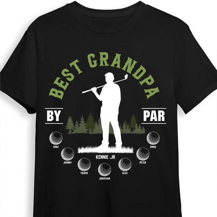 Personalized Golfing Grandpa By Par Golf Shirt - Hoodie - Sweatshirt 28694 1