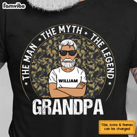 Personalized Grandpa The Man The Myth The Legend Shirt - Hoodie - Sweatshirt 28702 thumb 1