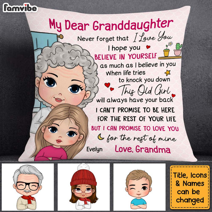 Personalized Birthday Gift For Granddaughter Pillow 28703 1