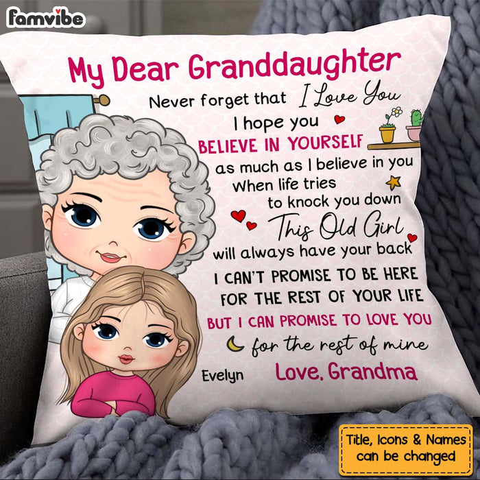 Personalized Birthday Gift For Granddaughter Pillow 28703 1