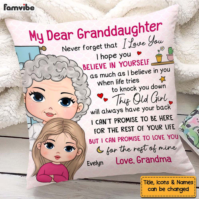 Personalized Birthday Gift For Granddaughter Pillow 28703 1