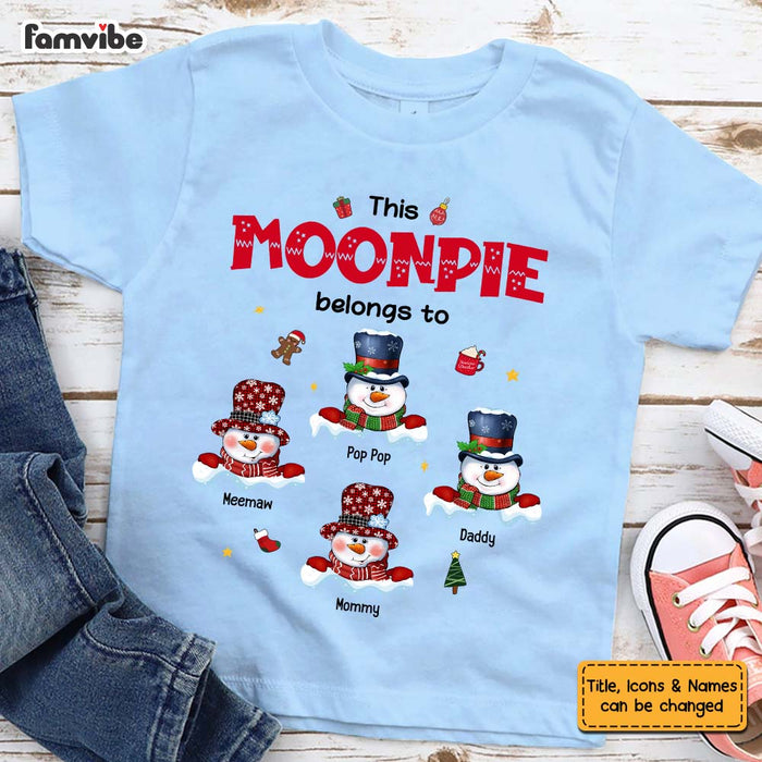 Personalized This Moonpie Belongs To Granddaughter Kid T Shirt 28706 1
