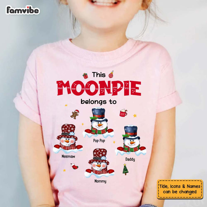 Personalized This Moonpie Belongs To Granddaughter Kid T Shirt 28706 1
