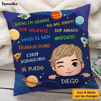 Personalized I Dream Big Grandson Spanish Pillow 28709 thumb 1