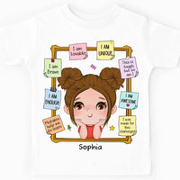 Personalized Gift For Granddaughter Positive Self-Talk Kid T Shirt 28714 thumb 1