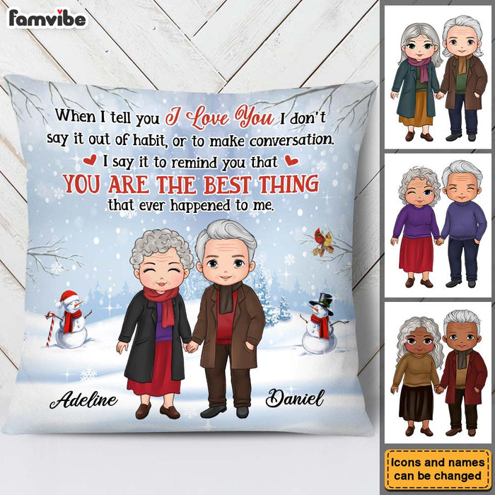 Personalized Gift For Senior Couple When I Tell You I Love You Pillow 28716 1