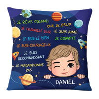 Personalized I Dream Big Grandson France Pillow 28216 28717 thumb 1