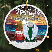 Personalized Memorial Gift I Am Always With You Circle Ornament 28719 thumb 1