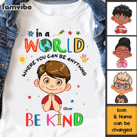 Personalized Gift For Grandson Be Kind Spread Kindness Kid T Shirt 28720 thumb 1