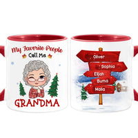 Personalized Gift For Grandma My Favorite People Call Me Mug 28722 thumb 1