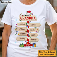 Personalized Gift For Grandma Christmas Post Sign Shirt - Hoodie - Sweatshirt 28723 thumb 1