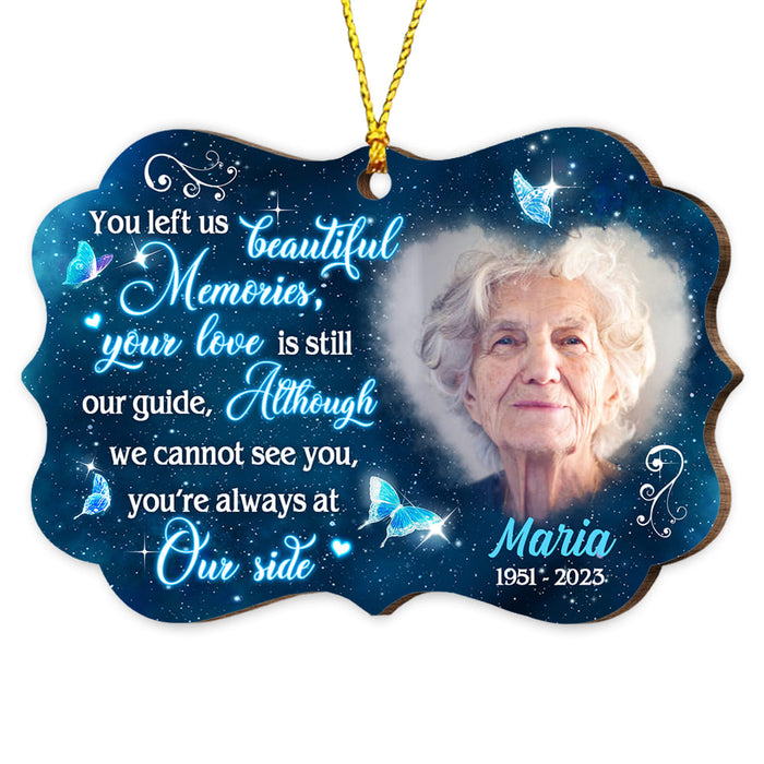 Personalized Memorial Gift Custom Photo You're Always By My Side Benelux Ornament 28727 1