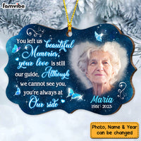 Personalized Memorial Gift Custom Photo You're Always By My Side Benelux Ornament 28727 thumb 1