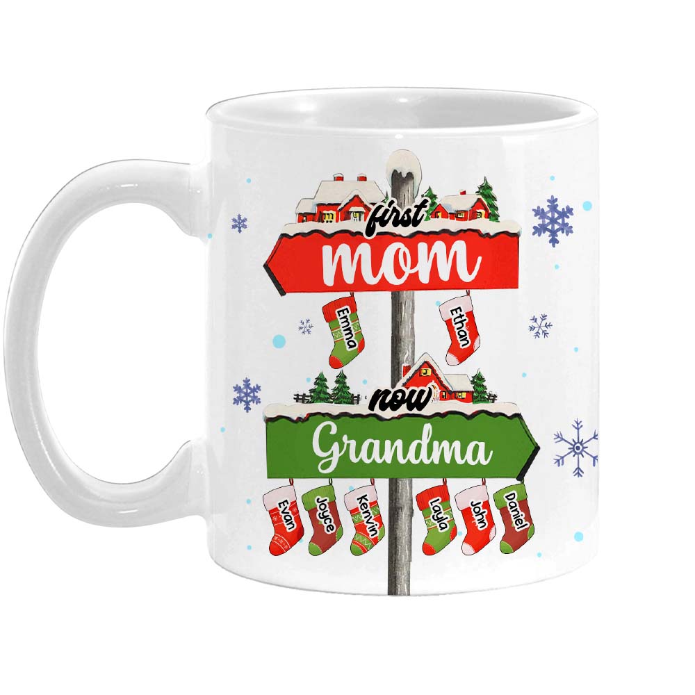 Personalized I'm A Mom, Grandma And Great Grandma Mug, Christmas Gift -  Vista Stars - Personalized gifts for the loved ones