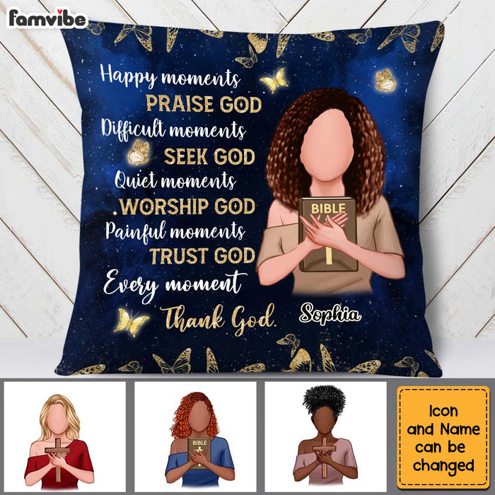 Personalized  Christian Gift For Daughter Thank God Pillow 28738 1