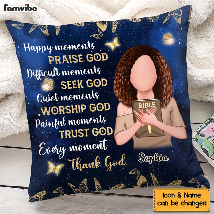 Personalized  Christian Gift For Daughter Thank God Pillow 28738 1