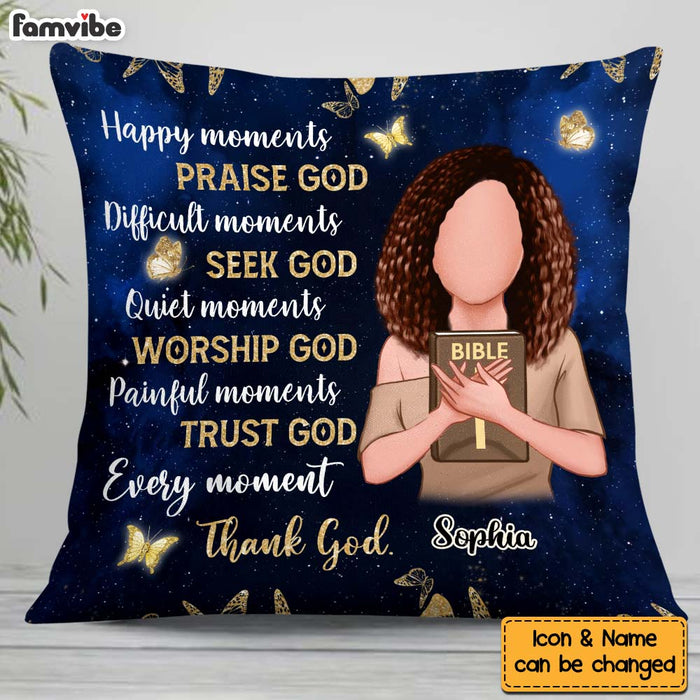 Personalized  Christian Gift For Daughter Thank God Pillow 28738 1