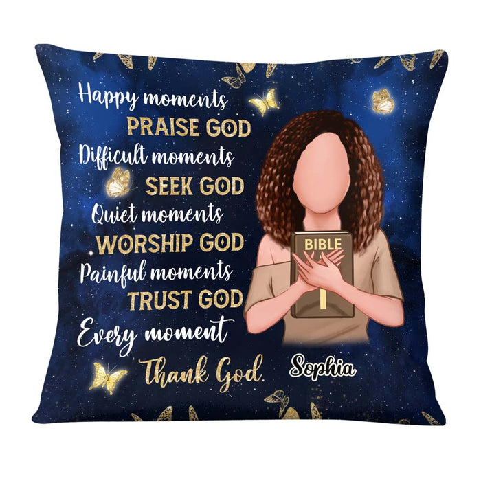 Personalized  Christian Gift For Daughter Thank God Pillow 28738 1