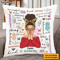 Personalized Gift For Daughter Positive Affirmations Pillow 28746 thumb 1