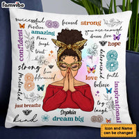 Personalized Gift For Daughter Positive Affirmations Pillow 28746 thumb 1