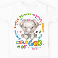 Personalized Gift For Granddaughter Child Of God Kid T Shirt 28761 thumb 1