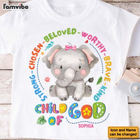 Personalized Gift For Granddaughter Child Of God Kid T Shirt 28761 thumb 1