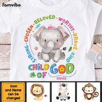 Personalized Gift For Granddaughter Child Of God Kid T Shirt 28761 thumb 1
