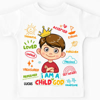 Personalized Gift For Grandson Child Of God Kid T Shirt 28762 thumb 1