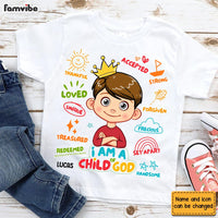 Personalized Gift For Grandson Child Of God Kid T Shirt 28762 thumb 1