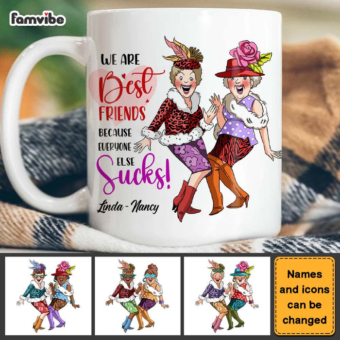 Personalized Gift For Friends We Friends Everyone Sucks Mug 28766 1