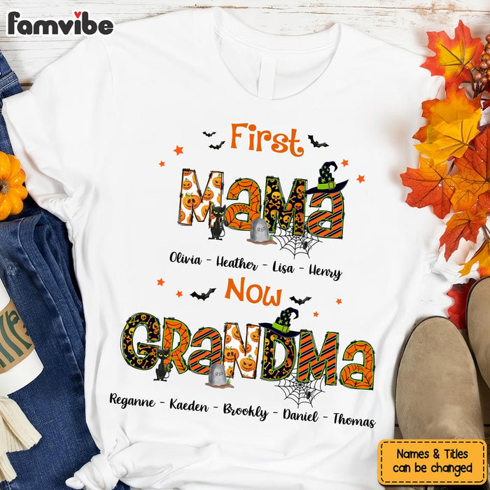 Personalized Halloween Gift For Grandma Shirt - Hoodie - Sweatshirt 28767 1