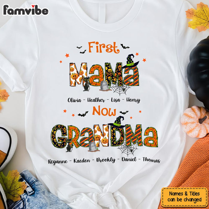 Personalized Halloween Gift For Grandma Shirt - Hoodie - Sweatshirt 28767 1