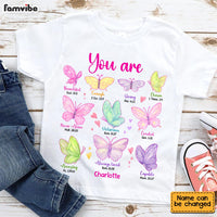Personalized Gift For Granddaughter You Are Butterflies Kid T Shirt 28769 thumb 1