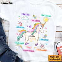 Personalized Gift For Granddaughter I Am Kind Unicorn Kid T Shirt 28771 thumb 1