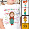 Personalized Granddaughter Que Soy God Says Spanish Kid T Shirt 28775 1