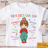 Personalized Granddaughter Que Soy God Says Spanish Kid T Shirt 28775 1