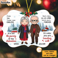 Personalized Christmas Gift For Couple Love Train Ticket Benelux Ornament 28776 thumb 1