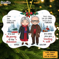 Personalized Christmas Gift For Couple Love Train Ticket Benelux Ornament 28776 thumb 1