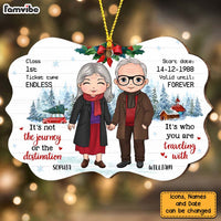 Personalized Christmas Gift For Couple Love Train Ticket Benelux Ornament 28776 thumb 1