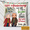 Personalized Anniversary Christmas Gift For Old Couple Pillow 28779 1