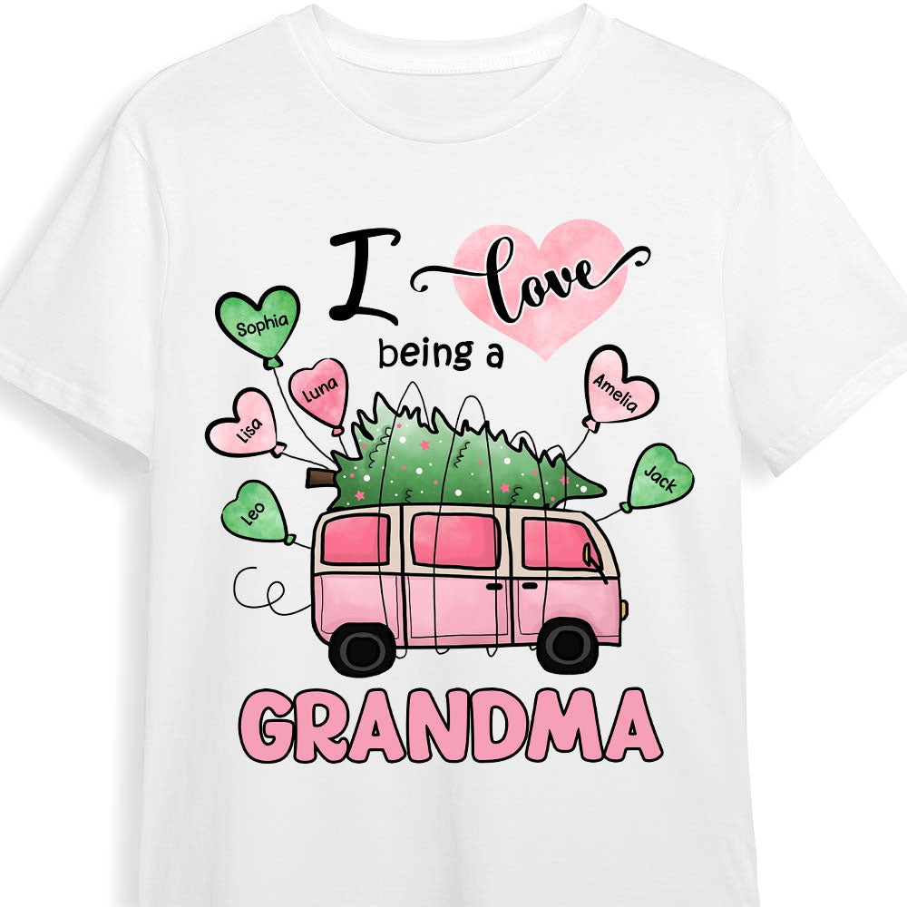 Personalized Christmas Gift I Love Being Called Grandma Shirt Hoodie Sweatshirt 28780 Primary Mockup