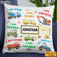 Personalized Gifts For Grandson Construction Machines I Am Pillow 28783 thumb 1