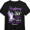 Personalized Birthday Gift For Grandma Stepping Into Birthday Shirt - Hoodie - Sweatshirt 28792 1